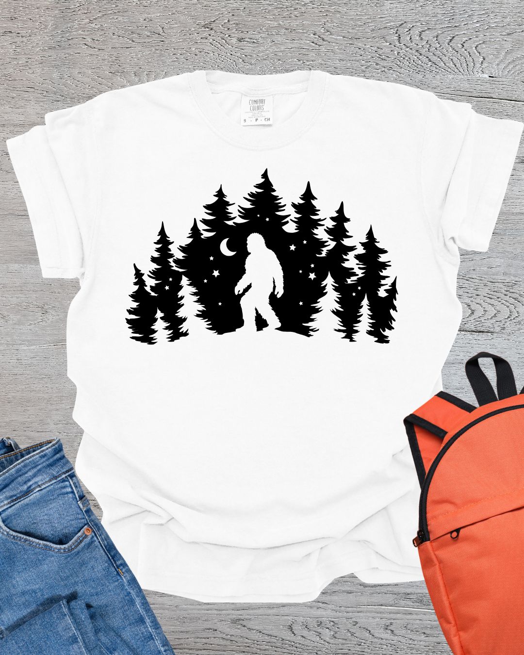 Bigfoot Takes a Stroll Premium Tee