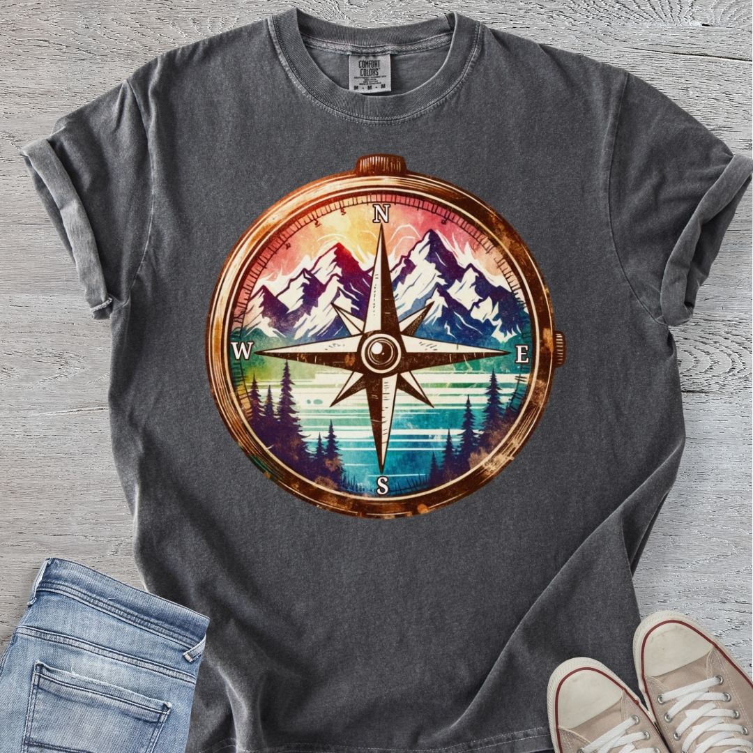 Vintage Compass Landscape Premium Tee