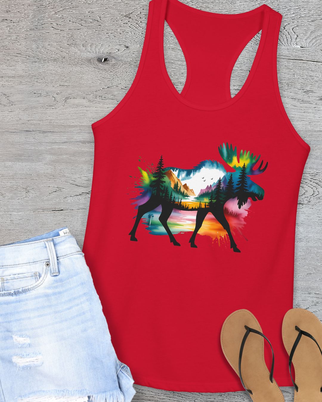 Mystical Moose Fitted Tank