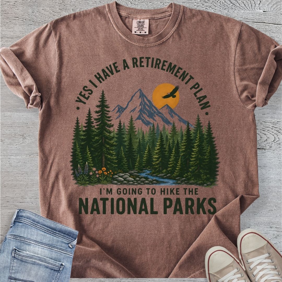 Hiking Retirement Plan Tee
