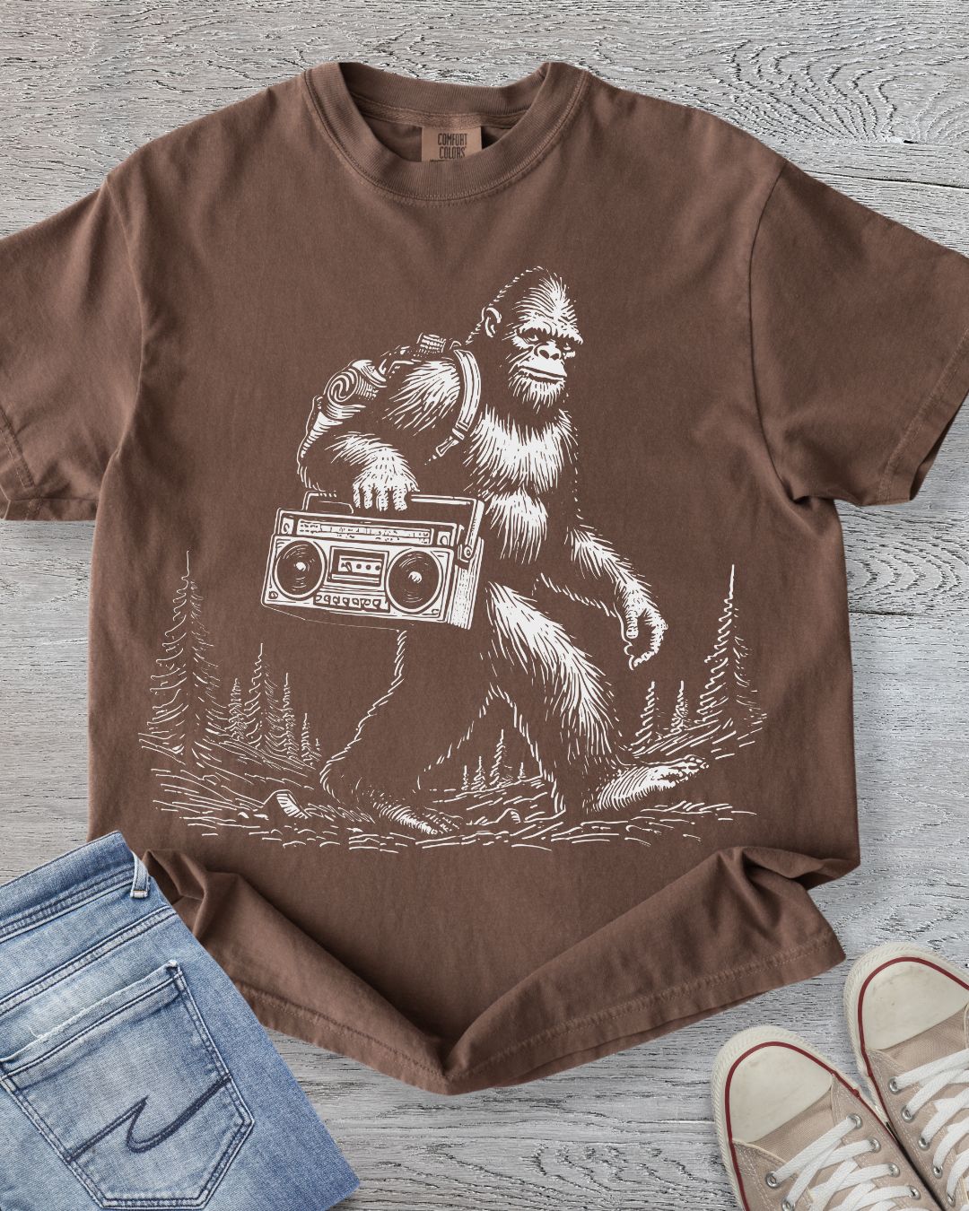 Sasquatch Hiker Premium Tee