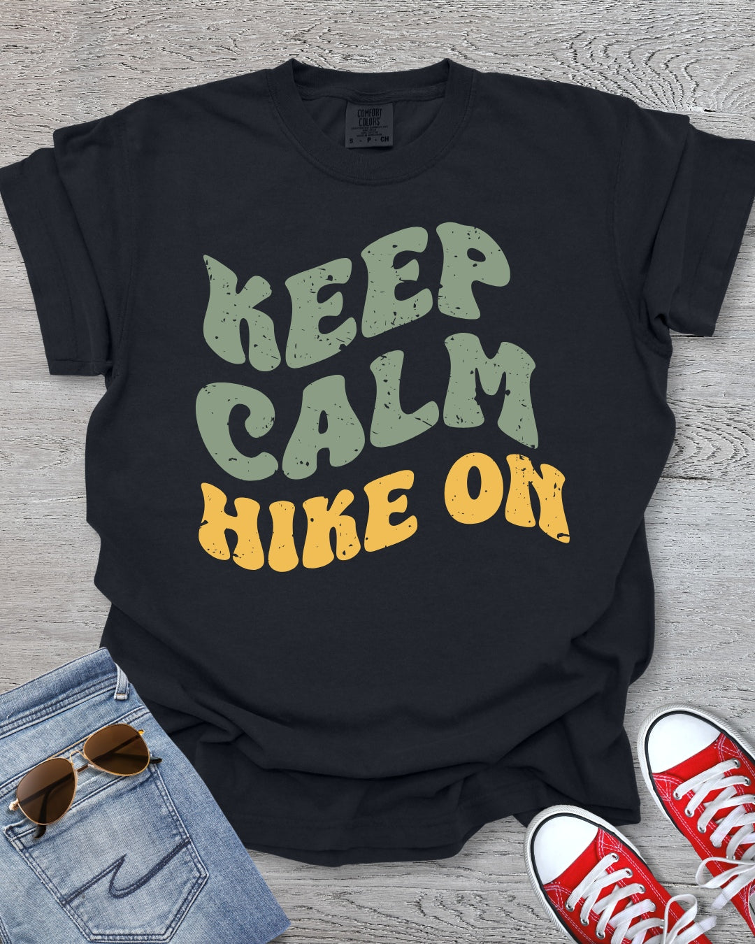 Keep Calm Hike On Premium Tee