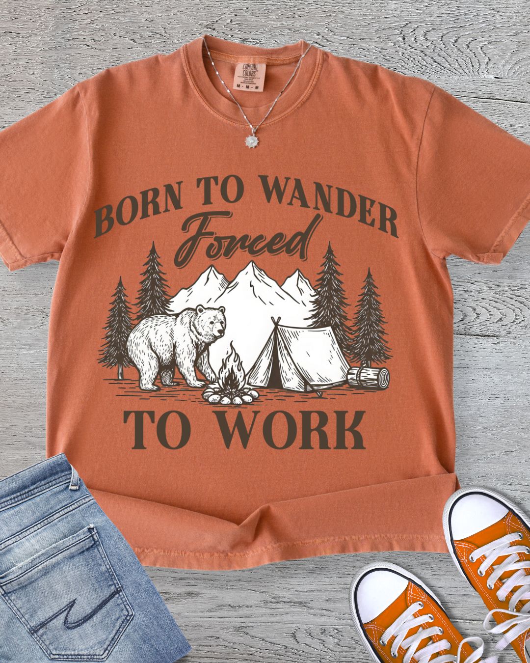 Born to Wander_Bear Tee