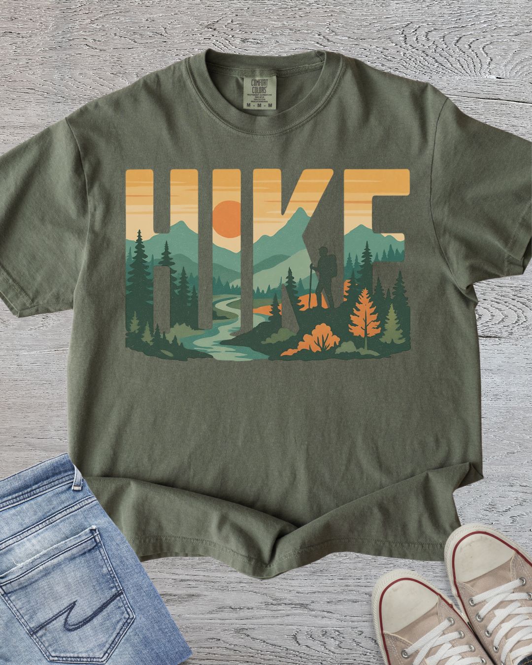 Golden Hour Hike Premium Tee