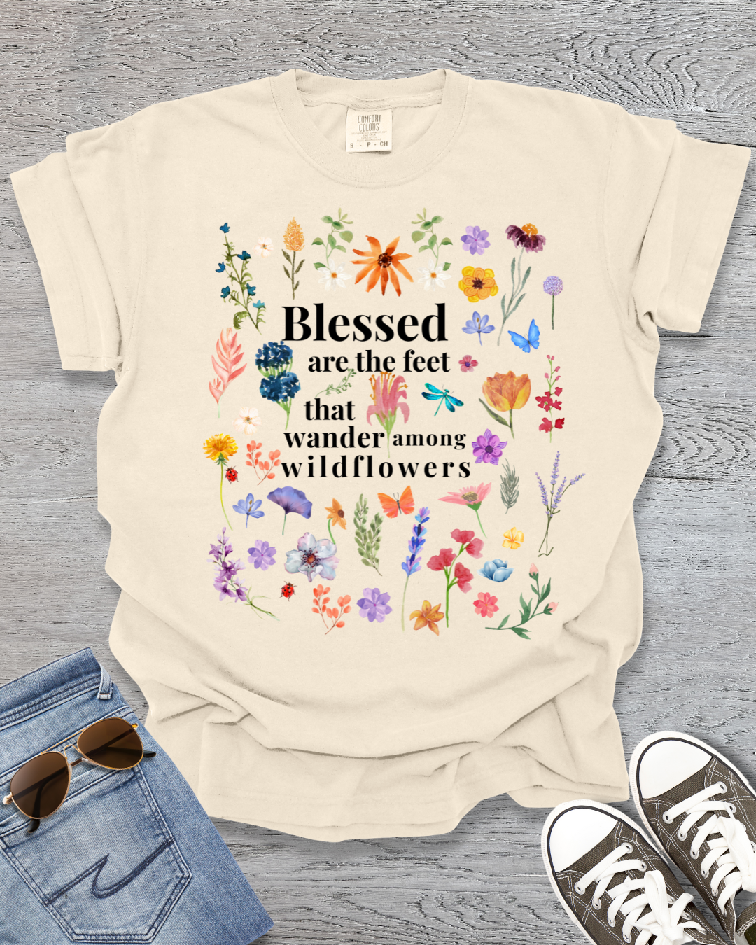 Wander Among Wildflowers Tee