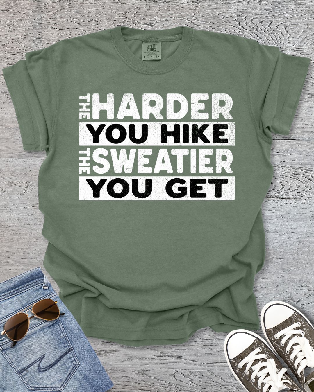 The Harder You Hike Premium Tee