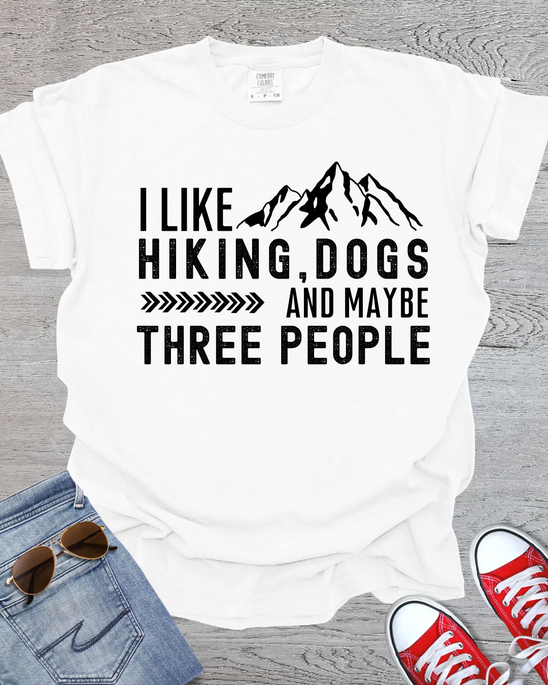 Hiking & Dogs Premium Tee