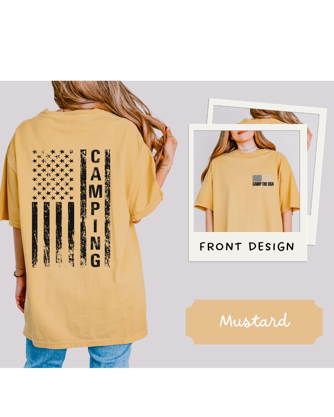 Camp USA Premium Tee_Front/Back