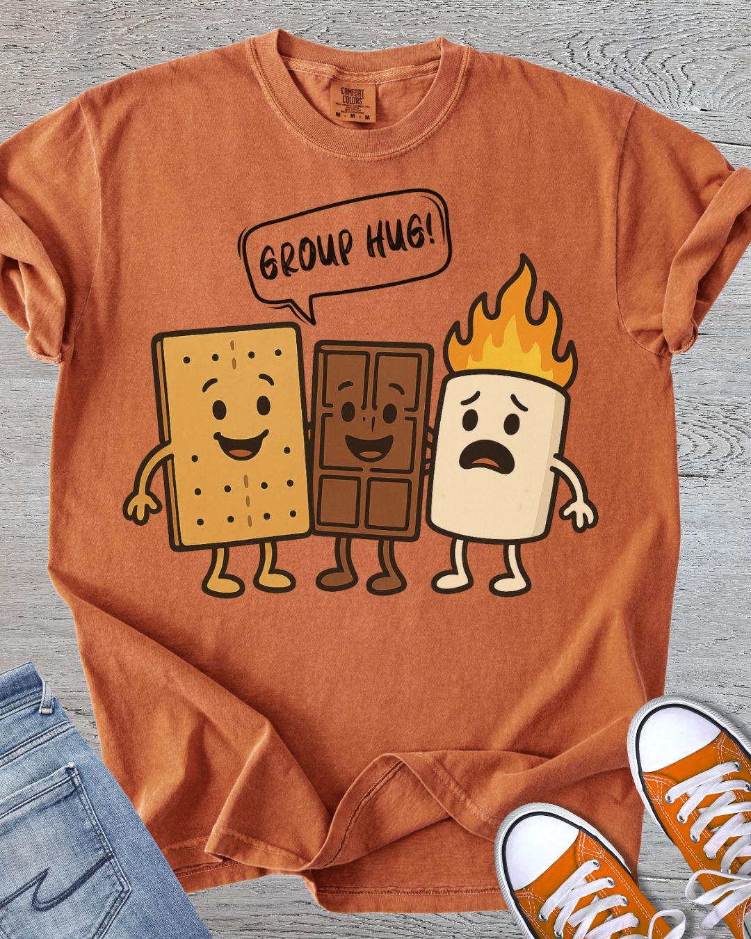 Group Hug Camping Premium Tee