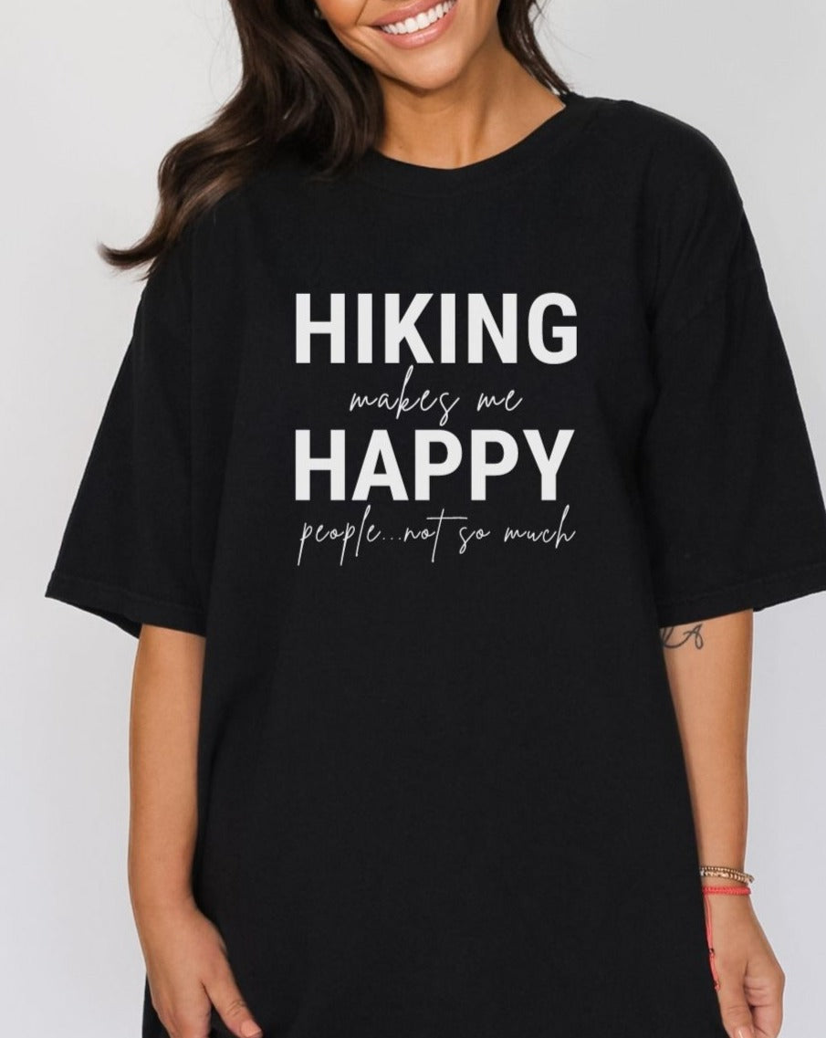 Hiking Makes Me Happy Premium Tee