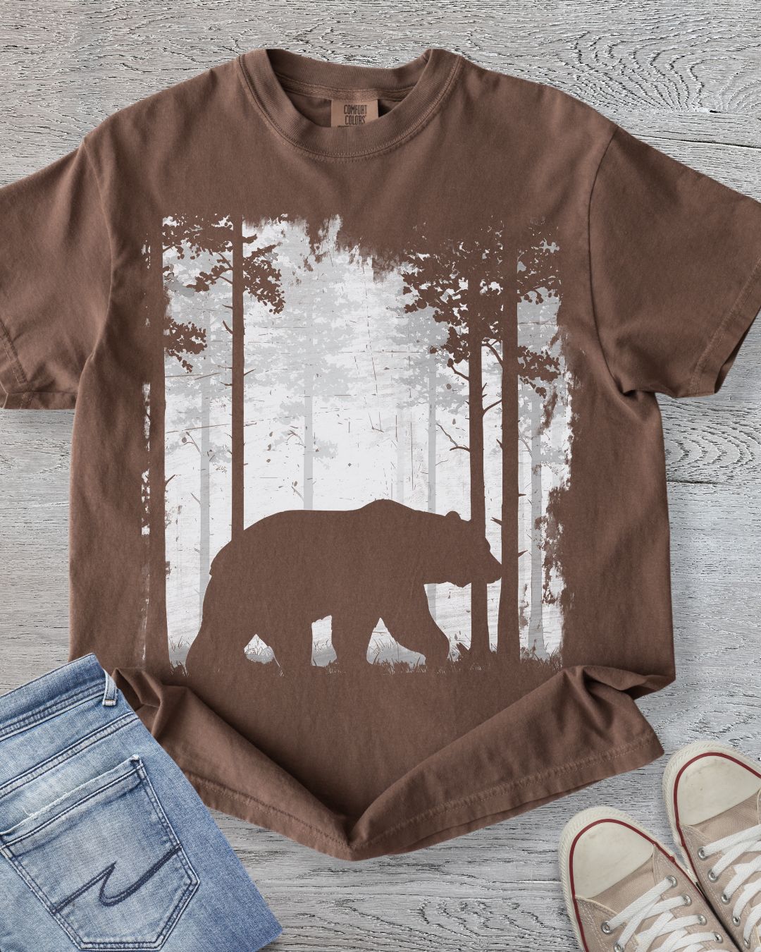 Bear Silhouette Premium Tee