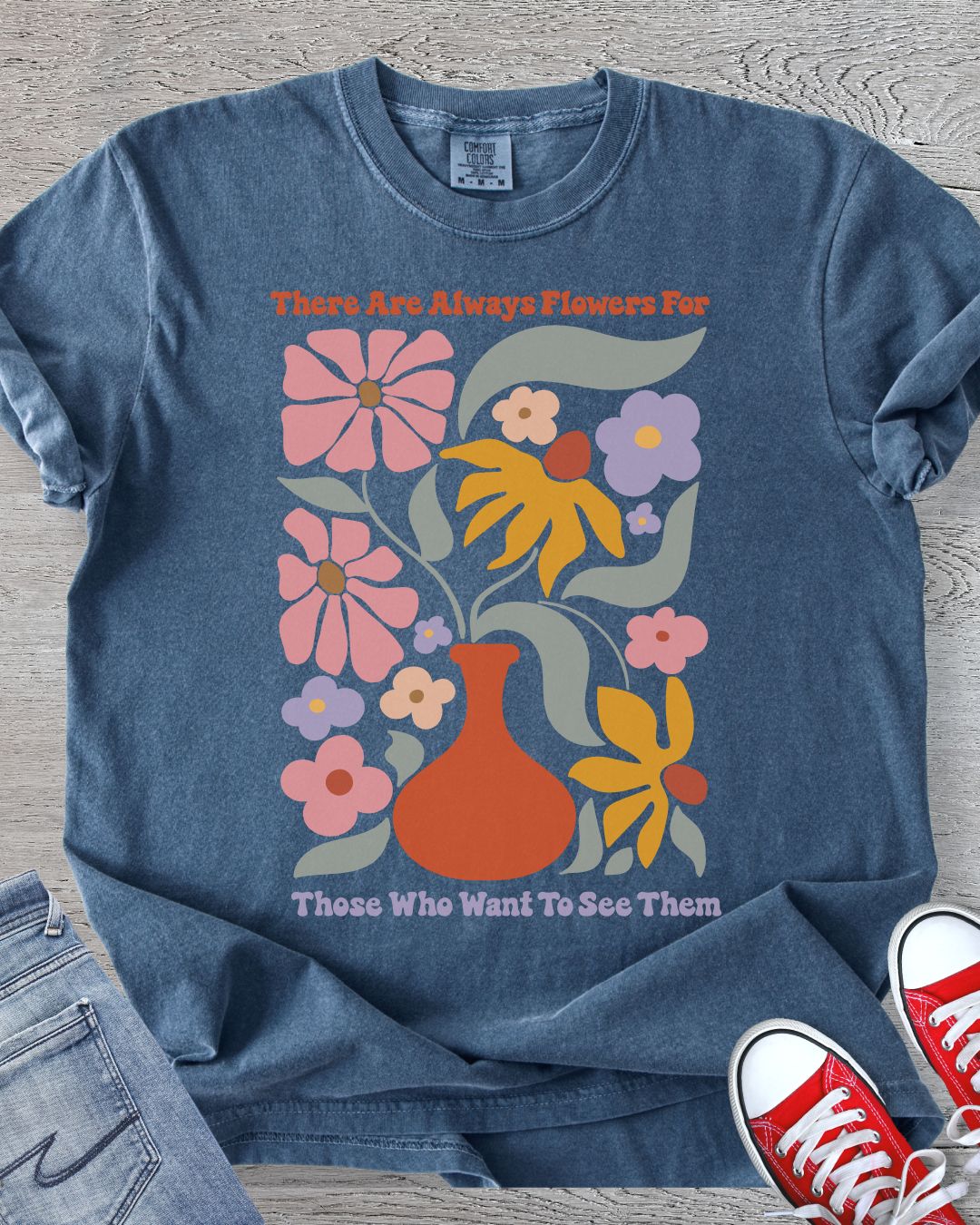 Boho Flowers Premium Tee