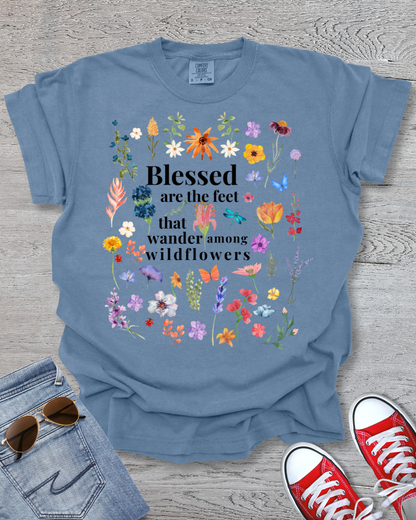 Wander Among Wildflowers Premium Tee
