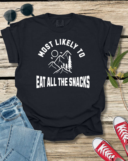 Most Likely to Eat all the Snacks Premium Tee