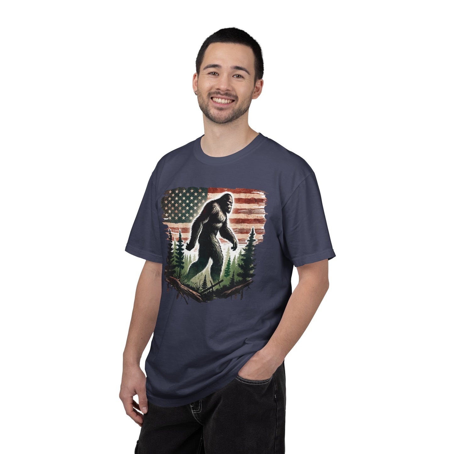 Bigfoot Roams America Premium Tee
