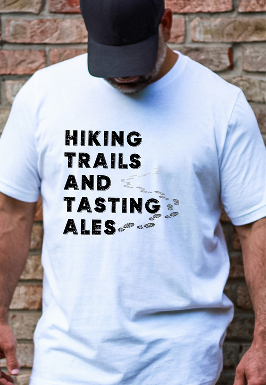 Hiking Trails and Tasting Ales Premium Tee