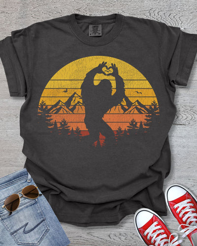 Bigfoot Sunset Premium Tee