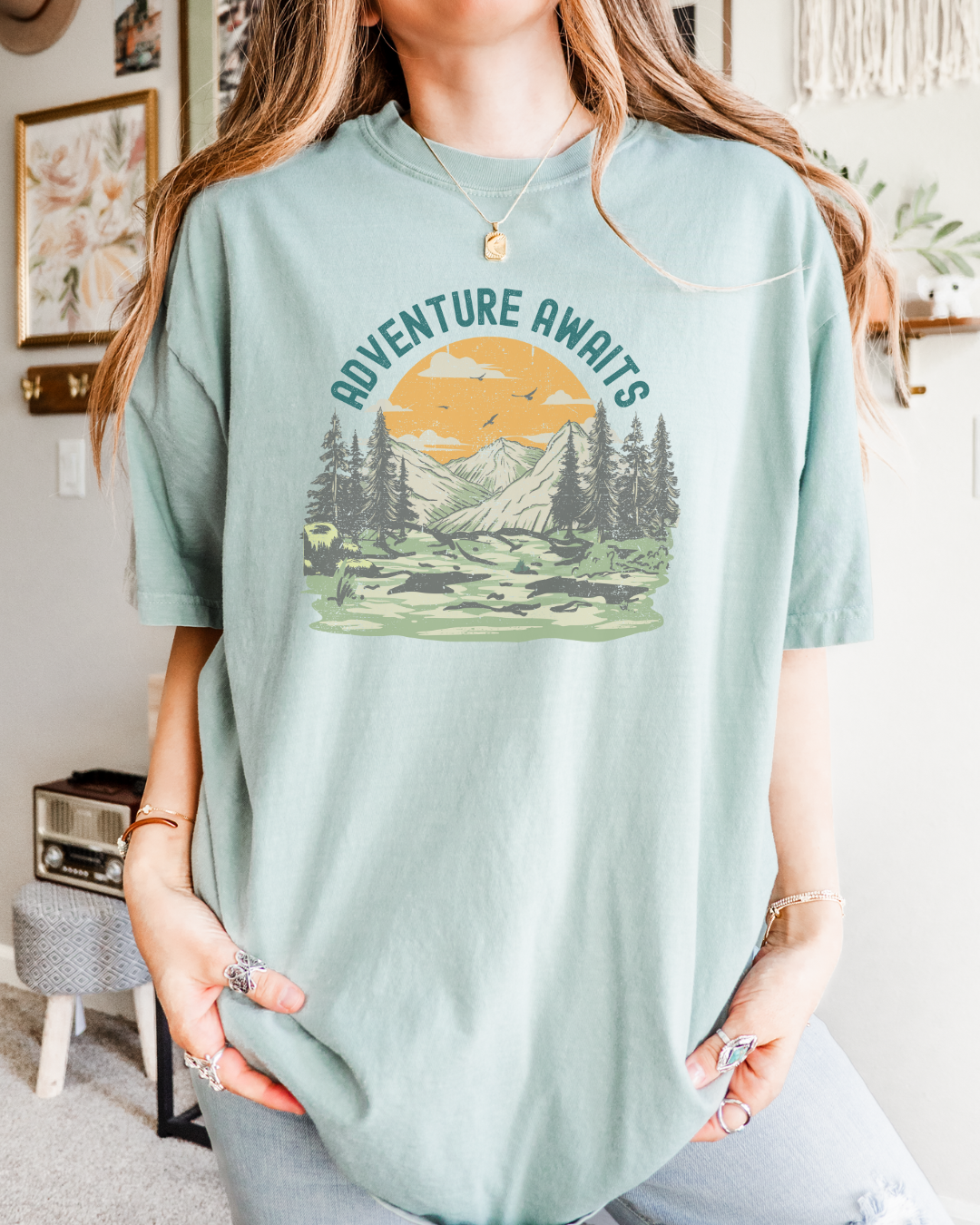 Adventure Awaits Premium Tee