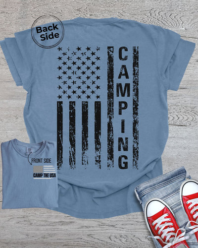 Camp USA Premium Tee_Front/Back