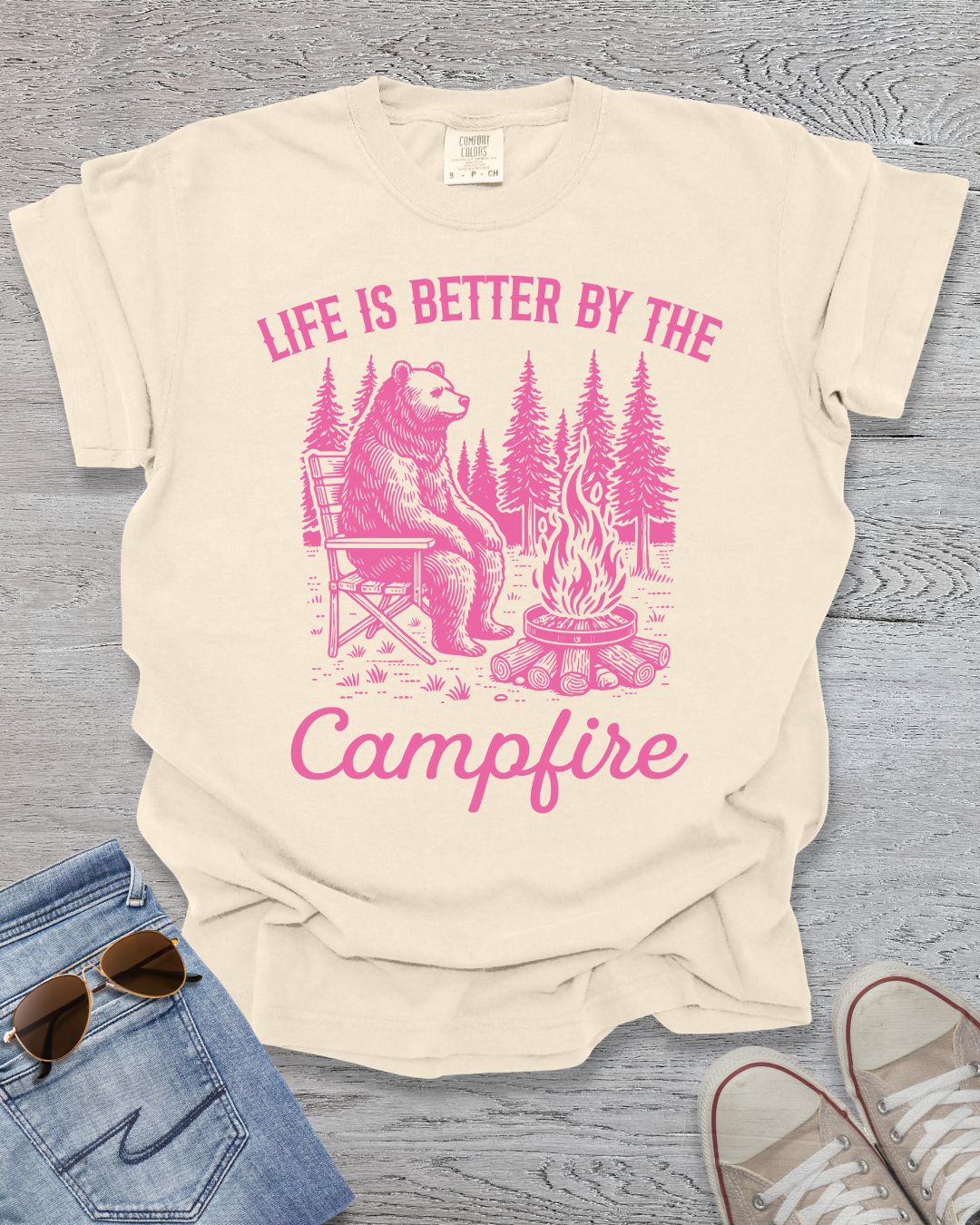 Better by the Campfire Premium Tee