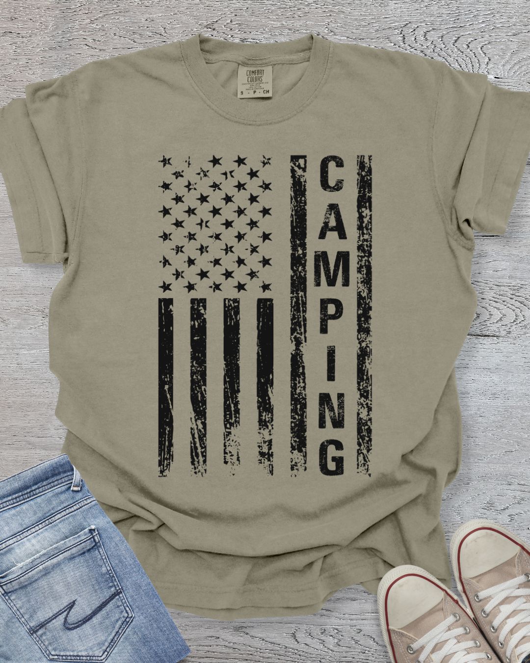 Camping Flag Premium Tee