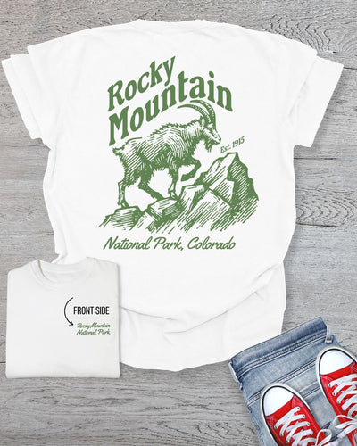 Rocky Mountain National Park Front/Back Side Premium Tee