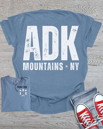 ADK Mountains Front/Back Premium Tee