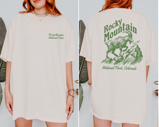 Rocky Moutain National Park Premium Tee Front/Back