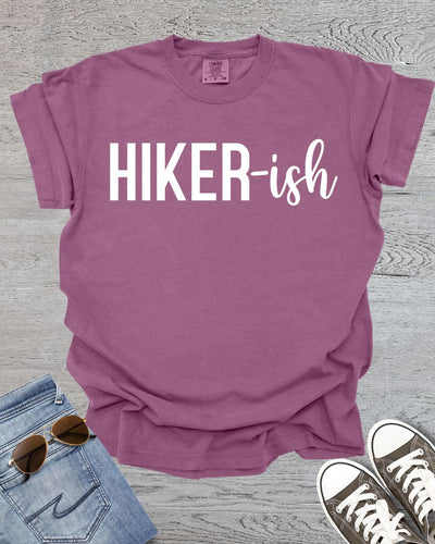 HIKER-ish Minimalist Premium Tee - White Text