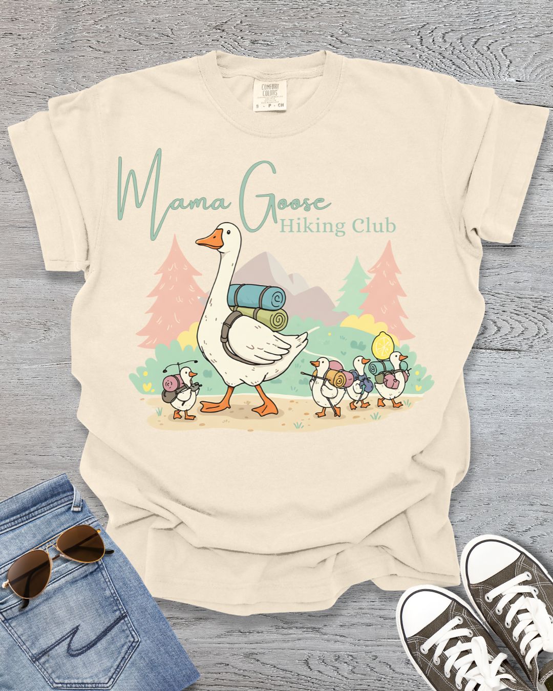 Mama Goose Hiking Club Premium Tee