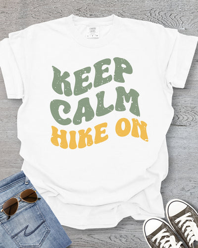 Keep Calm Hike On Premium Tee