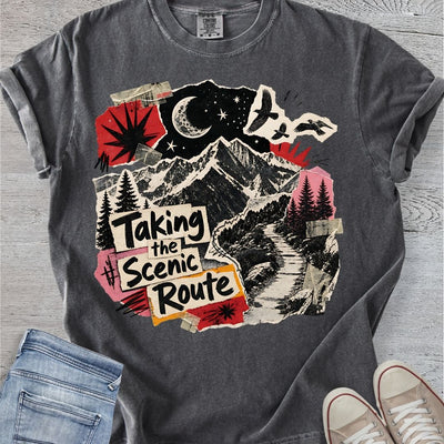 Midnight Route Collage Premium Tee