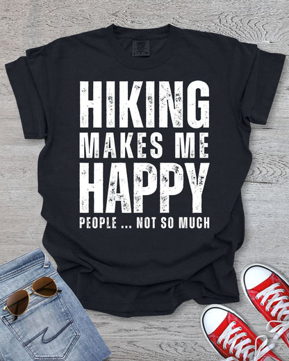 Hiking Makes Me Happy, People Not So Much Premium Tee
