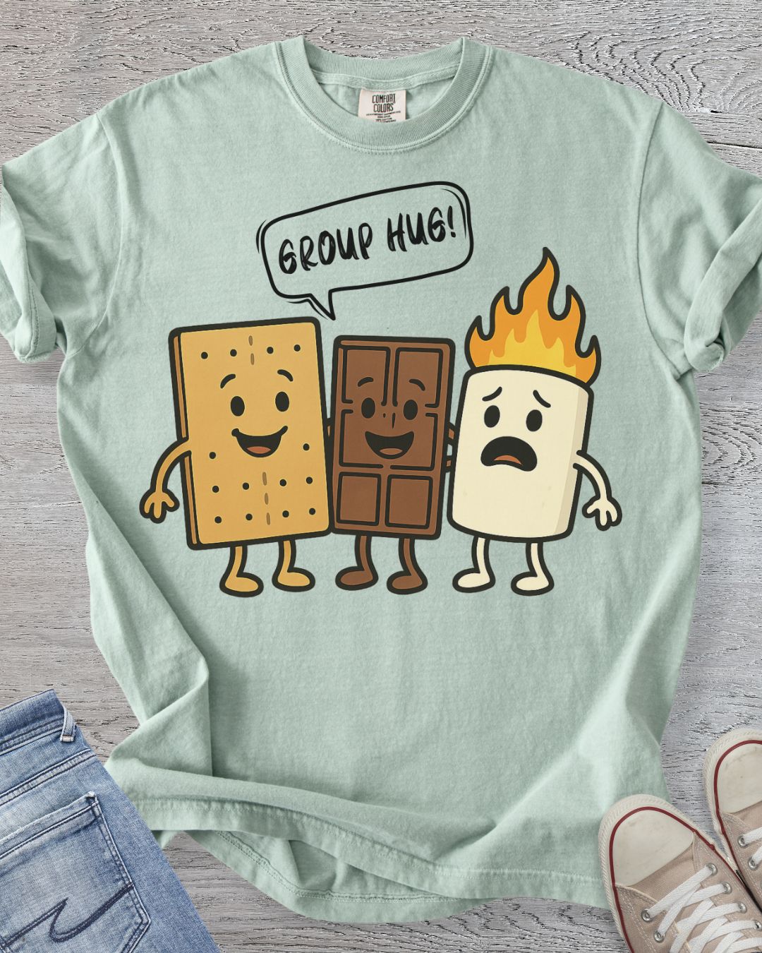 Group Hug Camping Premium Tee