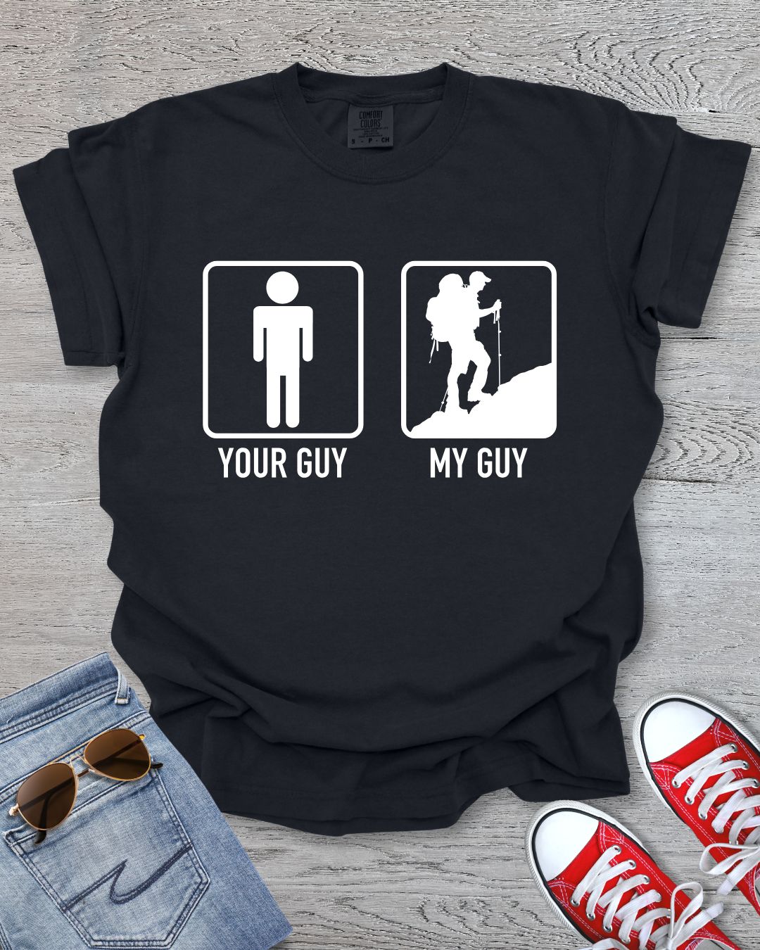 My Guy Climbs Mountains Premium Tee