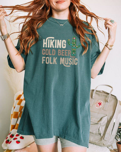 Hiking + Folk Music Premium Tee