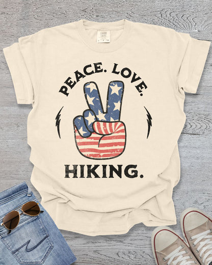 Peace.Love.Hiking. Premium Tee