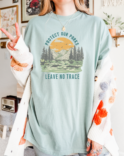 Protect Our Parks, Leave No Trace Premium Tee