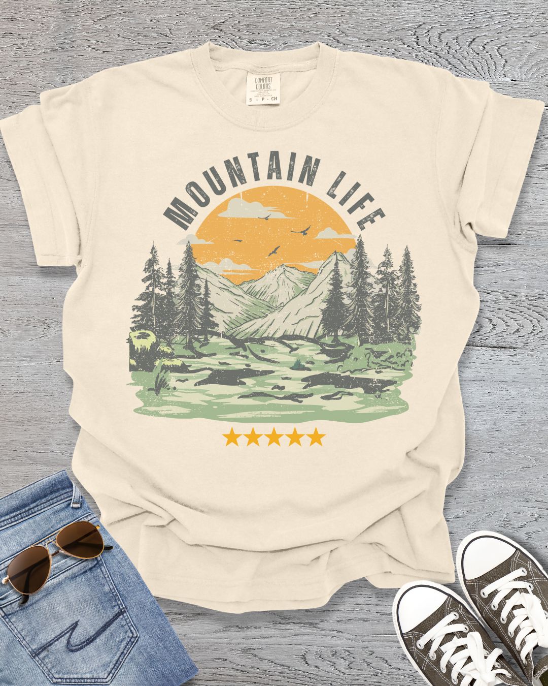 Mountain Life 5 Star Premium Tee