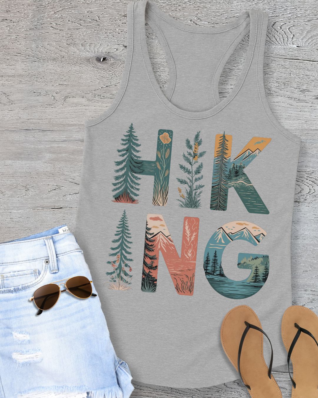 Hike Life Fitted Tank Top