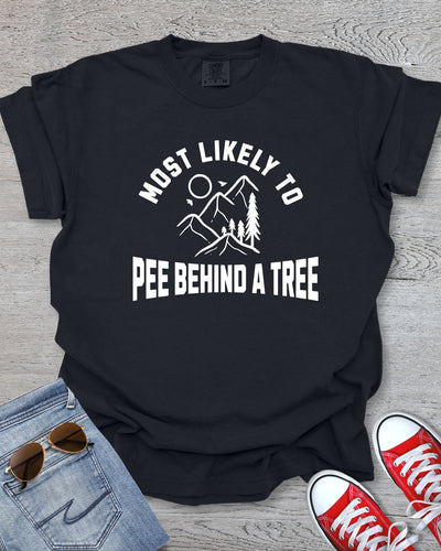 Pees Behind a Tree Premium Tee
