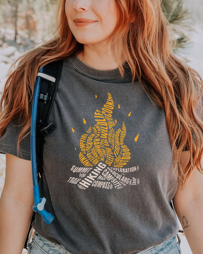 Typographic Campfire Premium Tee