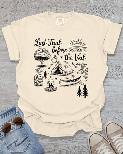 Hiking & Camping Bachelorette Premium Tee