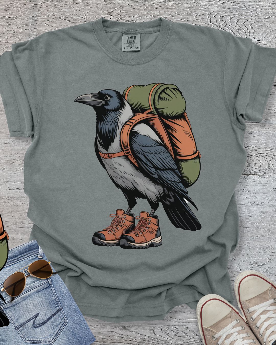 Raven Backpacker Premium Tee