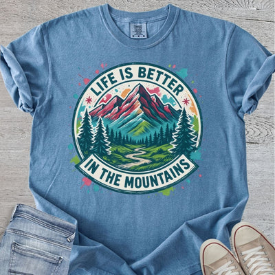 Life is Better in the Mountains Premium Tee