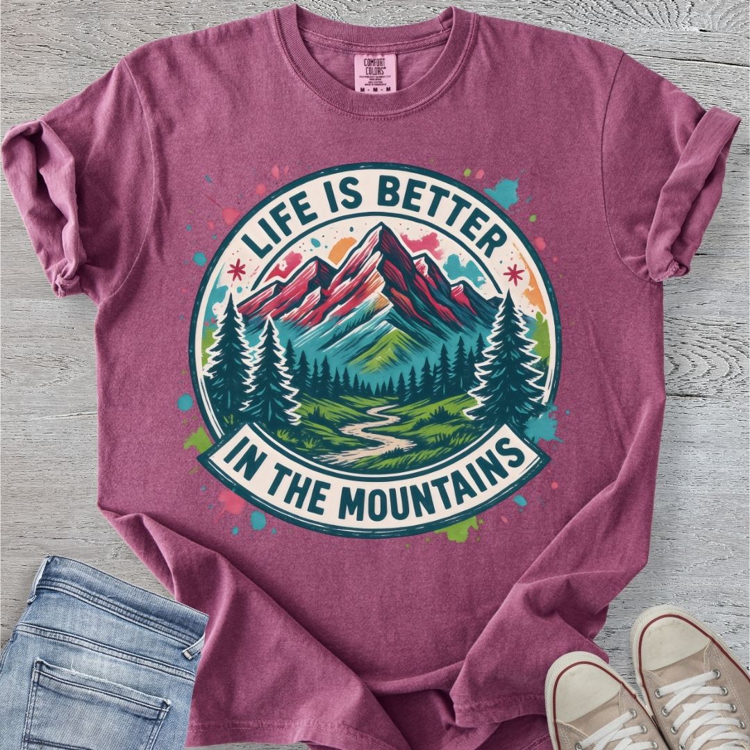 Life is Better in the Mountains Premium Tee