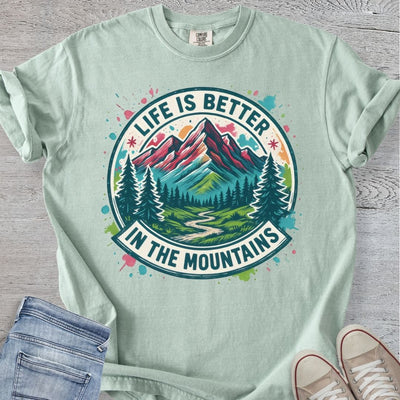 Life is Better in the Mountains Premium Tee