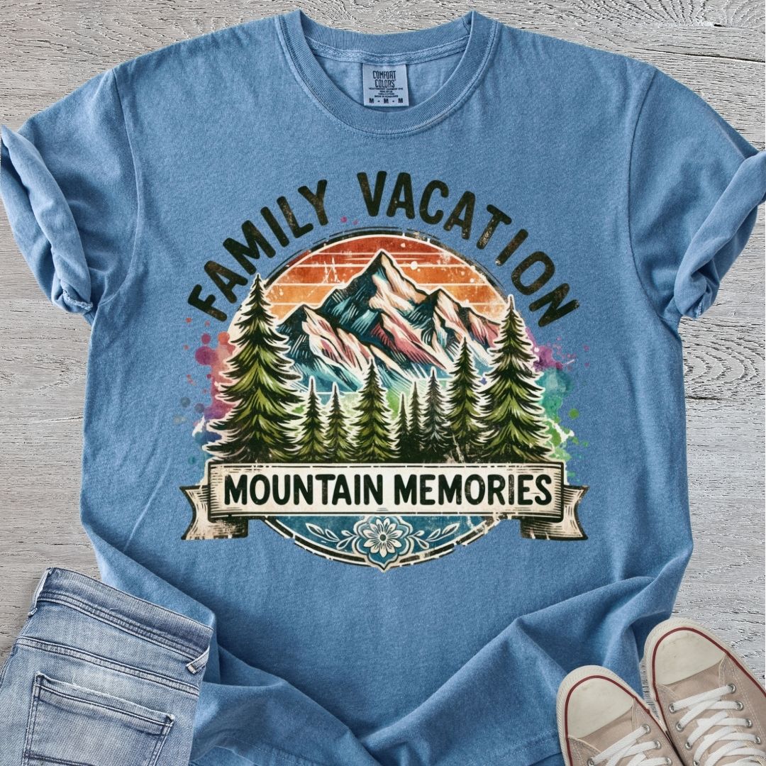 Mountain Family Vacation Premium Tee