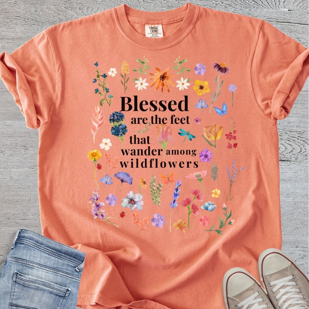 Wander Among Wildflowers Tee