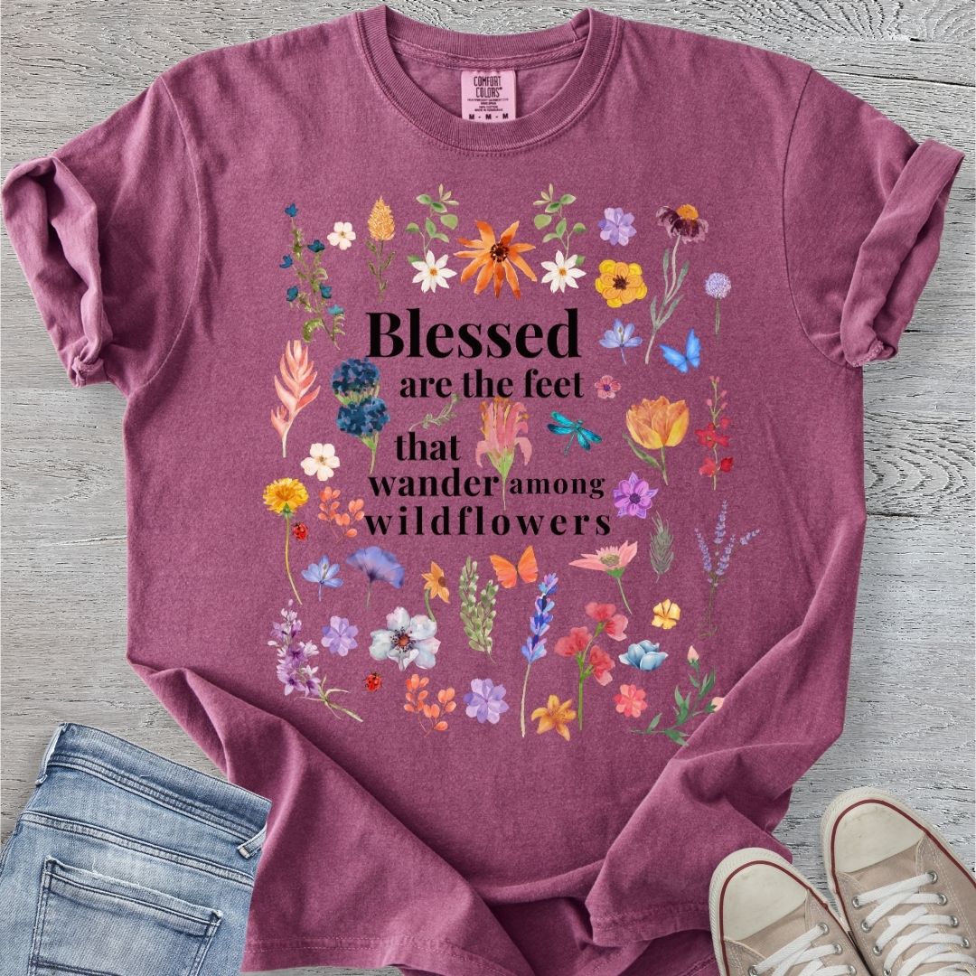 Wander Among Wildflowers Tee